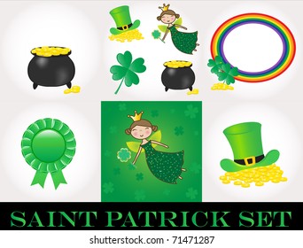 St Patrick day set