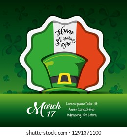 st patrick day with top hat