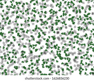 St patrick day vector. Clover leaf for decoration design. Irish green holiday party. Vector holiday illustration. Festive decoration element.
