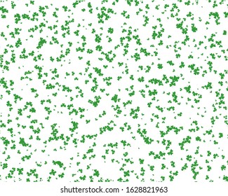 St patrick day vector. Clover leaf for decoration design. Irish green holiday party. Vector holiday illustration. Festive decoration element.