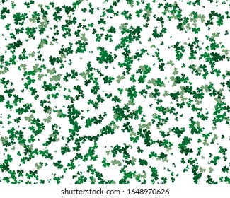 St patrick day vector. Clover leaf for decoration design. Irish green holiday party. Vector holiday illustration. Festive decoration element.