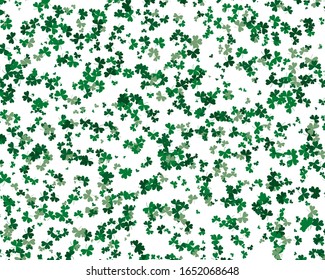 St patrick day vector. Clover leaf for decoration design. Irish green holiday party. Vector holiday illustration. Festive decoration element.
