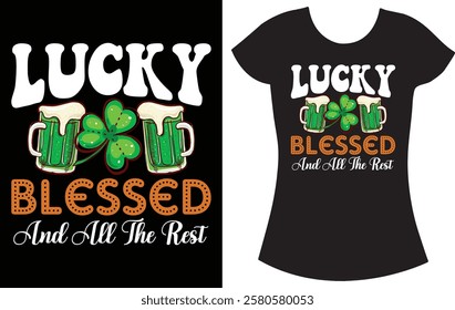 St Patrick Day vector Typography t shirts.