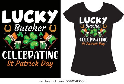 St Patrick Day vector Typography t shirts.