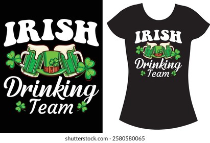 St Patrick Day vector Typography t shirts.