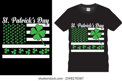 st patrick day vector typography graphic ready colorful T-shirt  Design.T-shirts used for fashion, print, poster, banner, gift, used for sticker.