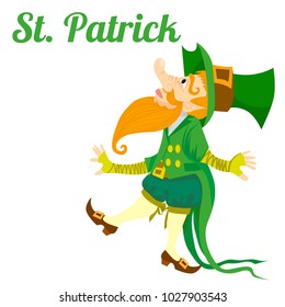 St. patrick design greeting card
