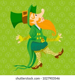 St. patrick design greeting card