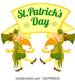 St. patrick design greeting card