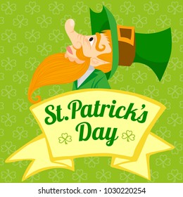 St. patrick design greeting card