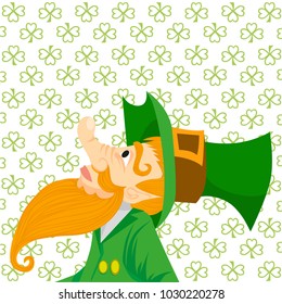 St. patrick design greeting card