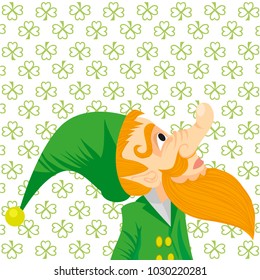 St. patrick design greeting card