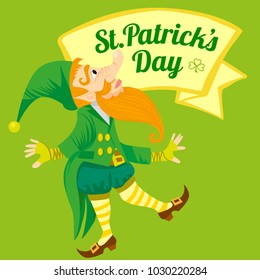 St. patrick design greeting card