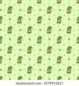 St Patrick Festival Pattern wallpaper and Background. Vector Illustration Digital file download for print, printable, wallpaper, background, craft, decoration, textile and many projects.