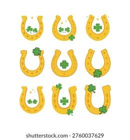 St Patrick Horse Shoe Set