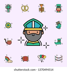 St. Patrick icon. St.Patricks day icons universal set for web and mobile