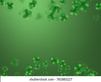 St. Patrick s Day background. Irish template for design card, invitation. And also includes EPS 10 vector