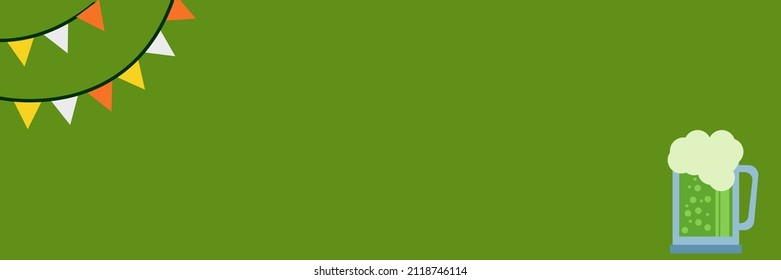 St Patrick s Day Clover seamless pattern. Vector illustration for lucky spring design with shamrock. Green clover isolated on white background. Ireland symbol pattern. Irish decor for web site.