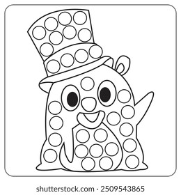  St. Patrick s day dot marker Carton carecter  activity page for kids