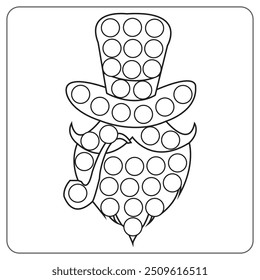 
 St. Patrick s day leprechaun dot marker  coloring and educational page 