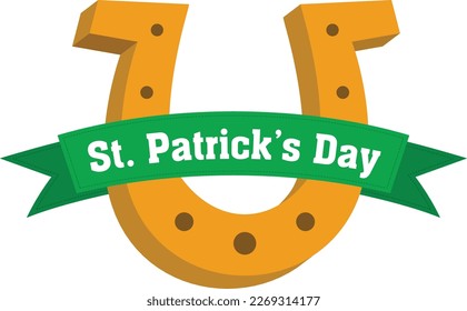 St Patrick s Day lucky horseshoe