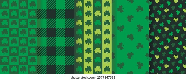 St Patrick s Day pattern set