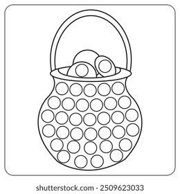  St. Patrick s day  pitcher golden coins  dot marker activity page for kids 