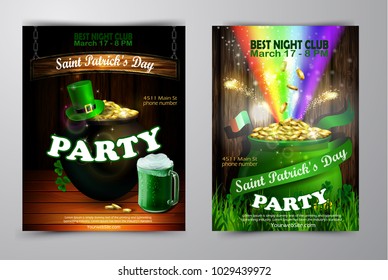 St. Patrick s Day poster. Vector illustration