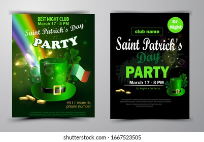 St. Patrick s Day poster. Vector illustration