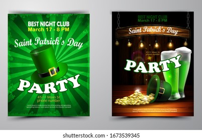 St. Patrick s Day poster. Vector illustration