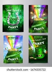 St. Patrick s Day poster. Vector illustration