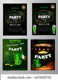 St. Patrick s Day poster. Vector illustration
