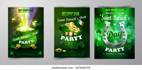 St. Patrick s Day poster. Vector illustration