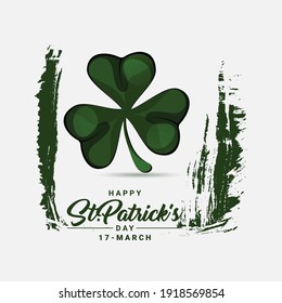 St. Patrick s Day poster set Vector illustration, Calligraphic Lettering Happy St Patricks Day. Vector Illustration. Vector illustration EPS10