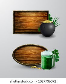 St. Patrick s Day symbol board