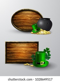 St. Patrick s Day symbol board