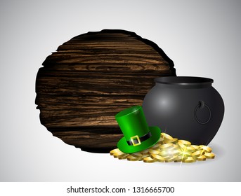 St. Patrick s Day symbol board
