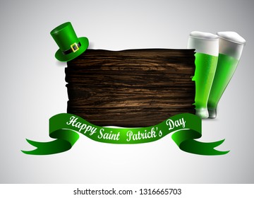 St. Patrick s Day symbol board