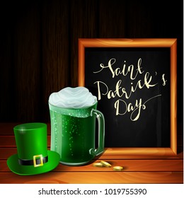 St. Patrick s Day vector greeting card