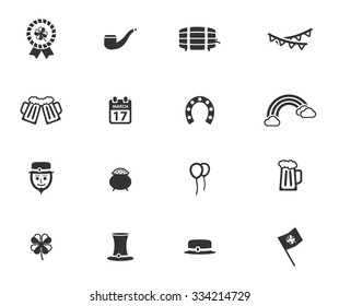 St Patrick simple icons for web