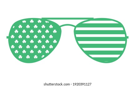 St Patrick Sunglass Vector And Clip Art