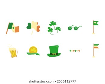 St Patrick_s Day Design Element Set