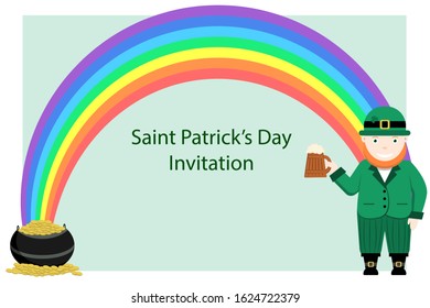 St Patrick's Background with a place for text
