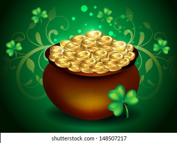 St Patrick's background vector illustration 