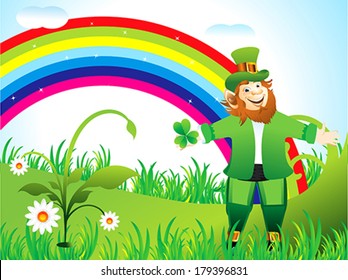 St. patricks Background vector illustration 