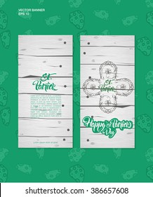 ST PATRICKS BANNERS. Saint Patrick's Day. Invitation cards. Discounts on purchases - Coupons