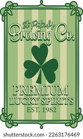 St Patrick's Brewing Co SVG Design 