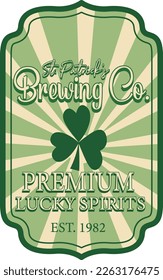 St Patrick's Brewing Co SVG Design 