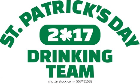 St. Patrick's Day 2017 Drinking Team