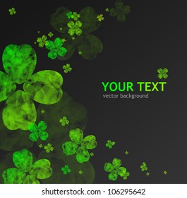 St. Patrick's Day abstract background